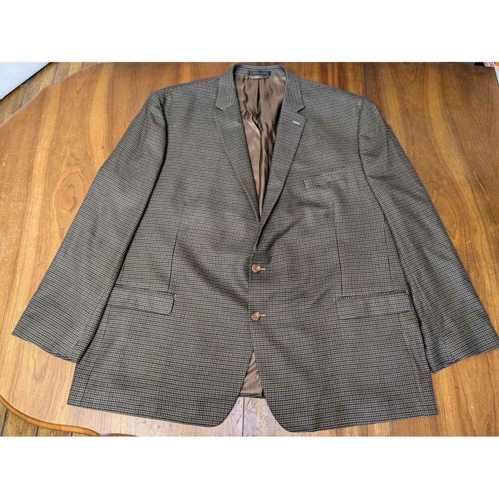 Lauren Ralph Lauren Blazer Jacket Men's 56L  Micro Houndstooth 2-Button